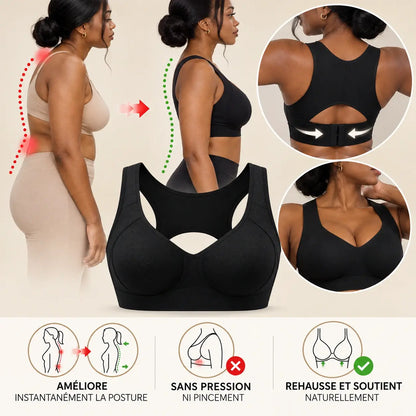 Soutien-gorge 2-en-1 — Maintien de la poitrine & soutien de la posture